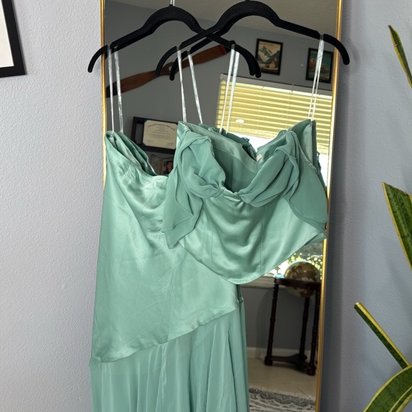 House of CB Set 'Isabella' & 'Lila' Jade Ruffle Sleeve Maxi Skirt Set NWOT - Picture 14 of 14
